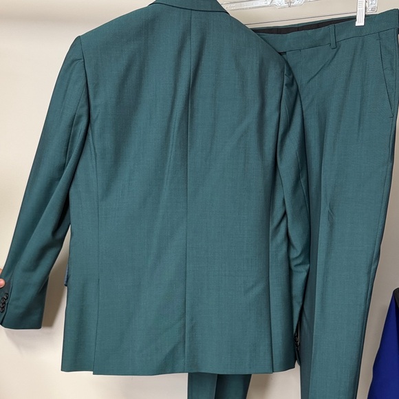 Paul Smith SOHO Fit Teal Green Two-Piece Wool Suit Jacket & Trousers - Picture 4 of 4